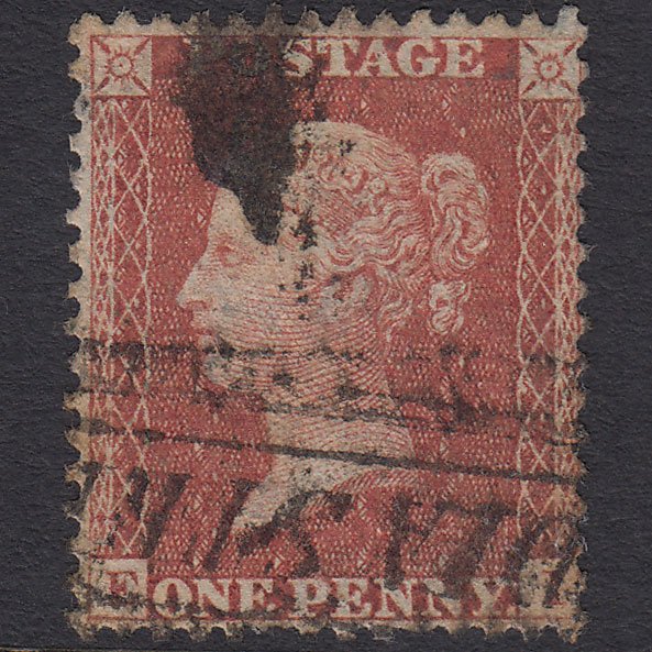 GB QV 1856 1d (Plate 42) SG29-C8(1) EI GU India Street Scots Local Cancel