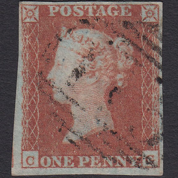 GB QV 1841 1d Red-brown (Plate 111) SG8-B1(1) CG FU 4 Margins