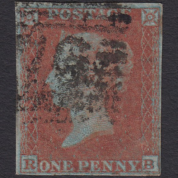 GB QV 1841 1d Red-brown (Plate 135) SG8-B2(1) RB PU Scotland