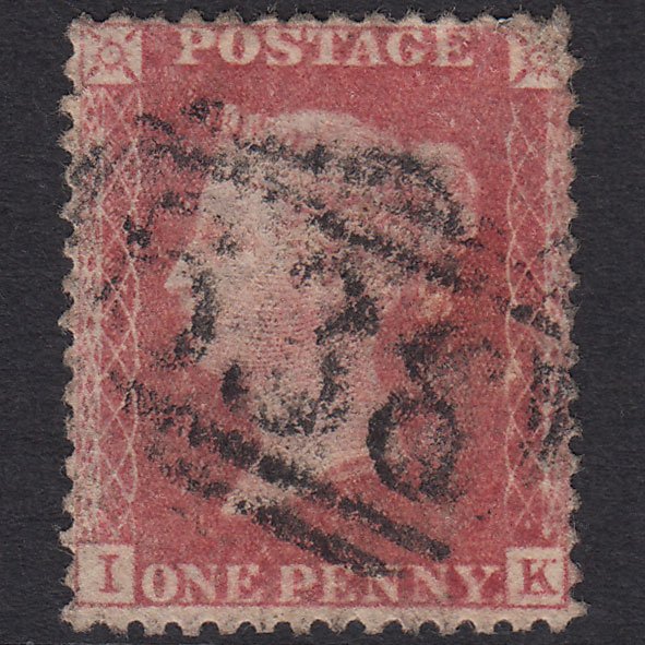 GB QV 1857 1d (Plate 66) SG40-C10(1) IK GU Missing Imprimatur Retford 638