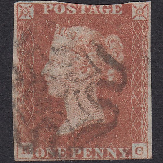 GB QV 1841 1d Red-brown (Plate 22) SG8-B1(1) RC GU Missing Imprimatur 3m MX
