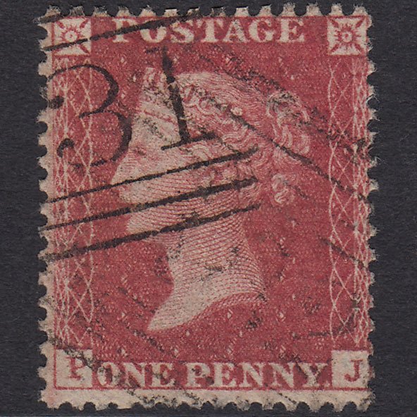 GB QV 1857 1d (Plate 52) SG40-C10(1) PJ FU Edinburgh 131 & Inverkeithing 182