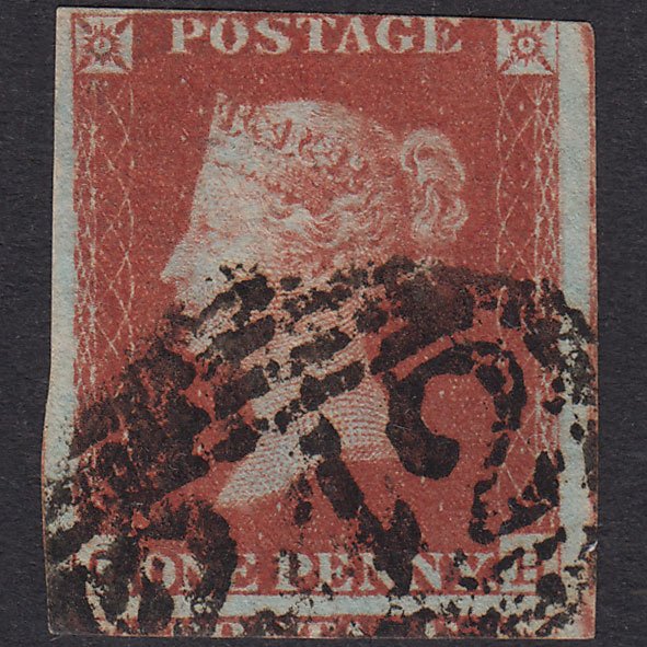 GB QV 1841 1d Red-Brown Plate 62 SG8-B1(1) CH GU 3 Margins Derby 242