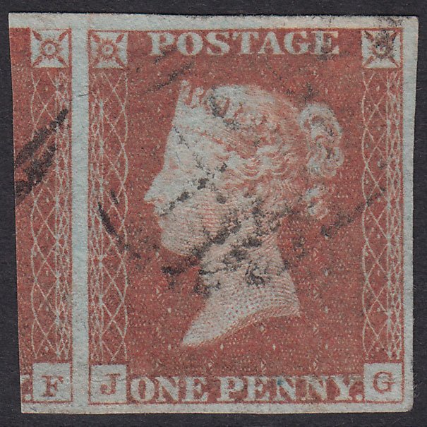 GB QV 1841 1d Pl 76 SG8-B1(1) JG GU 4 Good To Huge Margins Light Cancel