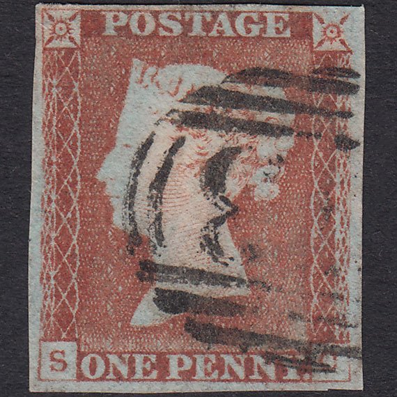 GB QV 1841 1d Pale Red-Brown Plate 46 SG9-B1(3) SC FU