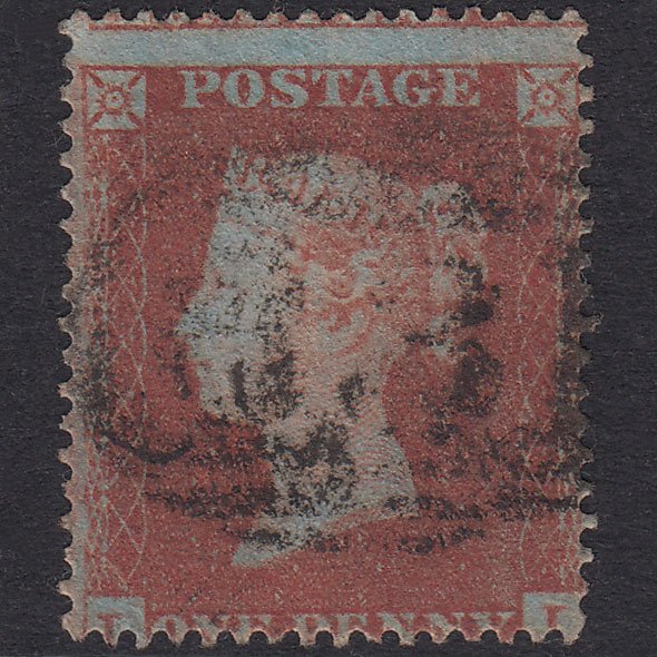 GB QV 1854 1d Red-Brown SG17-C1(1) ?? FU
