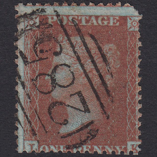 GB QV 1855 1d Red-Brown Plate 26 SGC7(1) LK GU Exeter 285