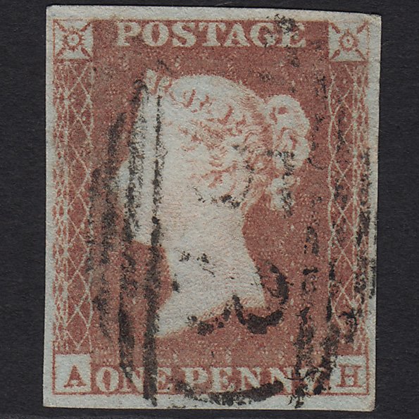 GB QV 1841 1d (Plate 89) SG8-B1(1) AH FU Bath 53 4M Imperf Missing Imprimatur