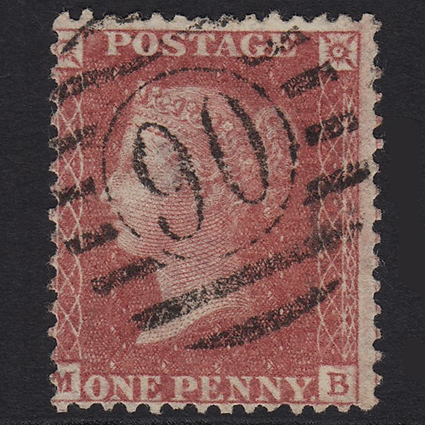 GB QV 1857 1d Rose-red (Plate 52) SG40-C10(1) MB VFU London D&S 90