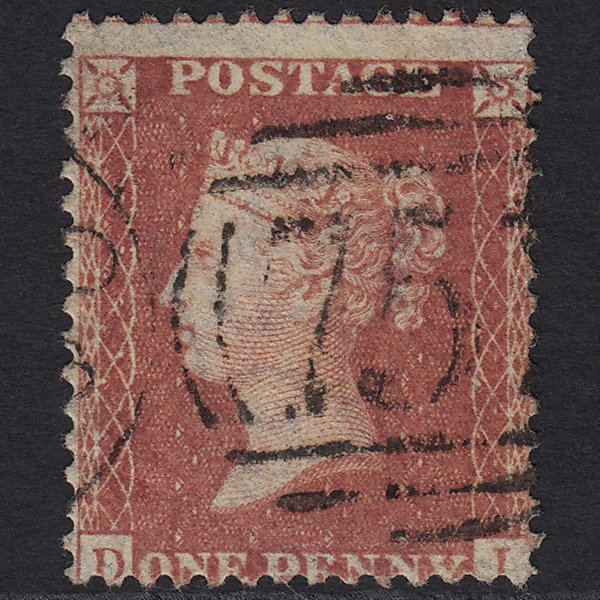 GB QV 1857 1d Rose-red SG40-C10(1) FU