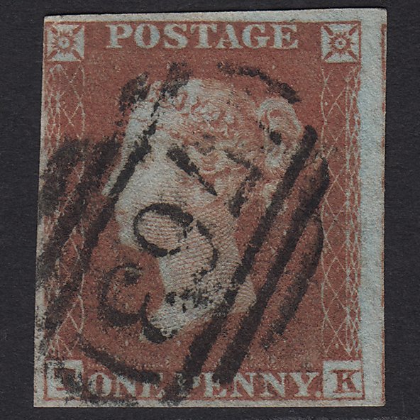 GB QV 1841 1d (Plate 169) SG8-B2(1) TK FU Missing Imprimatur 4M Swansea 763