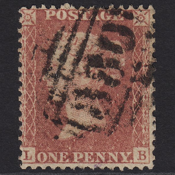 GB QV 1857 1d Rose-red (Plate 27) SG40-C10(1) LB GU