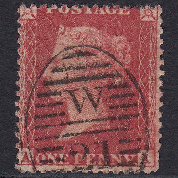 GB QV 1857 1d (Plate 60) SG40-C10(1) AA GU Missing Imprimatur London D&S W21