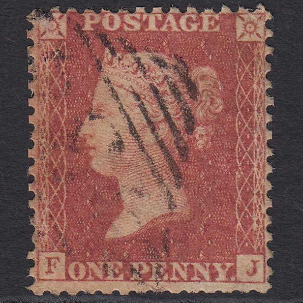 GB QV 1857 1d Rose-red (Plate 60) SG40-C10(1) FJ GU Ireland