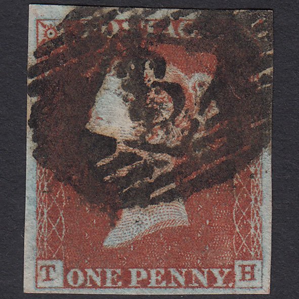 GB QV 1841 1d (Plate 46) SG8-B1(1) TH GU 4 Good Margins London IS 8