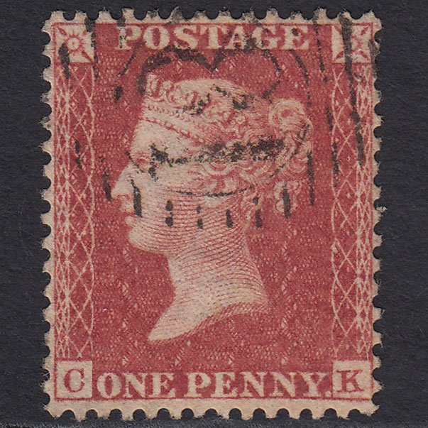 GB QV 1857 1d (Plate 43) SG40-C10(1) CK FU London D&S 81 Well Centred