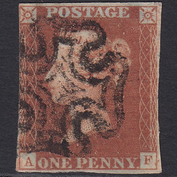 GB QV 1841 1d (Plate 20) SG8-B1(1) Const Var AF GU Miss Imprimatur nr 4M MX