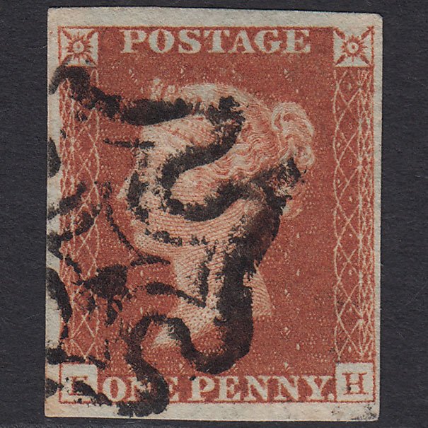 GB QV 1841 1d Red-brown (Plate 20) SG8-B1(1) EH FU 4 Good Margins MX