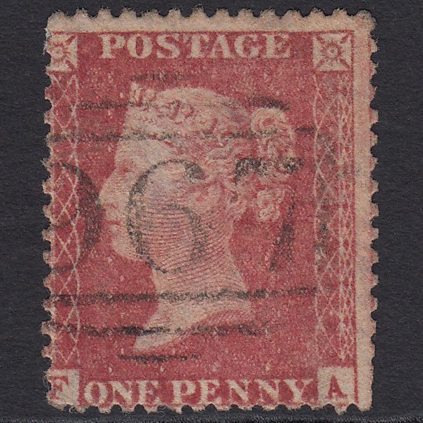 GB QV 1857 1d Rose-red (Plate 36) SG40-C10(1) FA GU Edenbridge 967