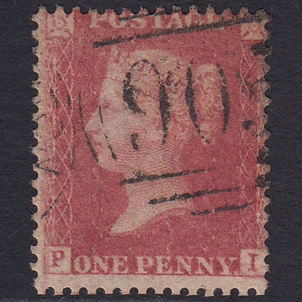 GB QV 1857 1d (Plate 59) SG40-C10(1) PI FU Wolverhampton 905 Misperf