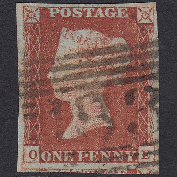 GB QV 1841 1d (Plate 60) SG8-B1(1) OE FU 4 Good to Huge Margins Inverness 183