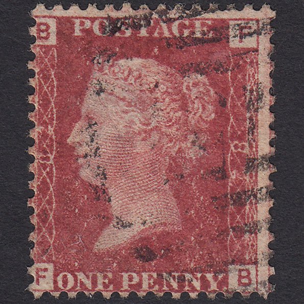 GB QV 1864 1d Lake-red (Plate 82) SG44-G1(2) FB FU