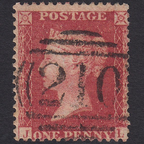 GB QV 1857 1d Rose-red (Plate 62) SG40-C10(1) JL FU Colchester 210