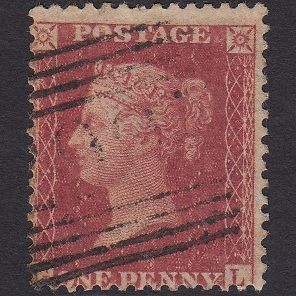 GB QV 1857 1d Rose-red (Plate 56) SG40-C10(1) GL FU Scotland Misperf