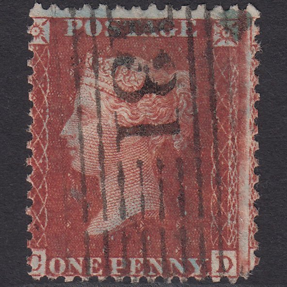 GB QV 1856 1d (Plate 31) SG29-C8(1) DC GU Edinburgh 131 Roller Cancel