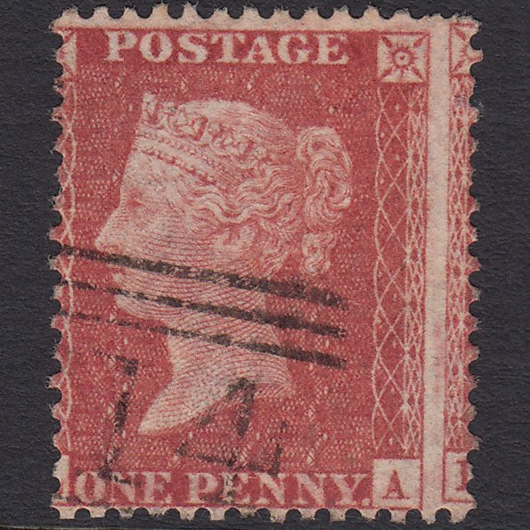GB QV 1857 1d (Plate 68) SG40-C10(1) LA FU Dundee 114 Huge Misperf