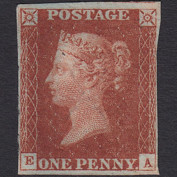 GB QV 1841 1d Red-brown (Plate 38) SG8-B1(1) EA FU 4M Very Light Cancel