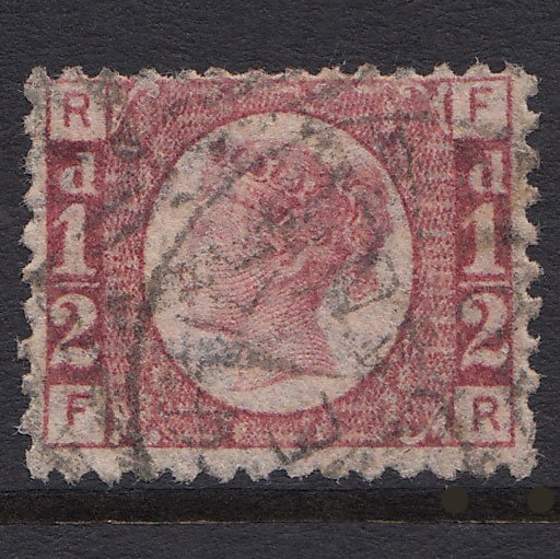 GB QV 1870 1/2d Rose-red (Plate 11) SG48-G4 FR GU