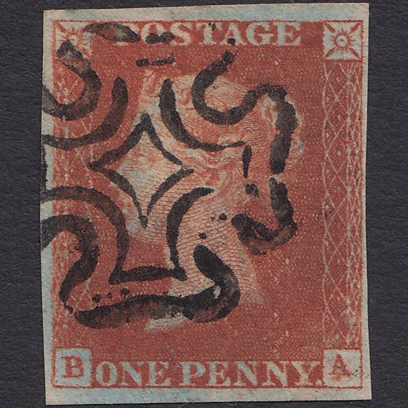 GB QV 1841 1d Red-brown (Plate 31) SG8-B1(1) Constant Variety BA VFU 4M MX