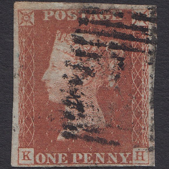 GB QV 1841 1d Red-brown (Plate 64) SG8-B1(1) KH FU 4 Margins Scotland