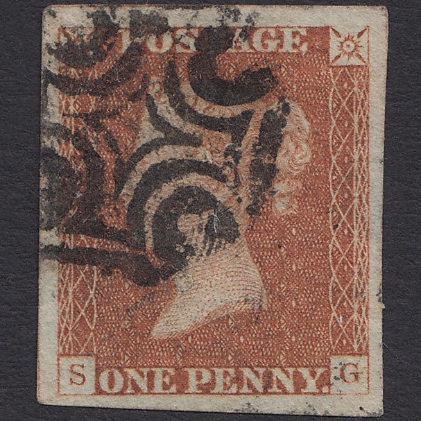 GB QV 1841 1d Red-brown (Plate 26) SG8-B1(1) SG GU 4 Good Margins MX