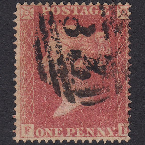 GB QV 1857 1d Rose-Red Plate 47 SG36-C11 FD GU