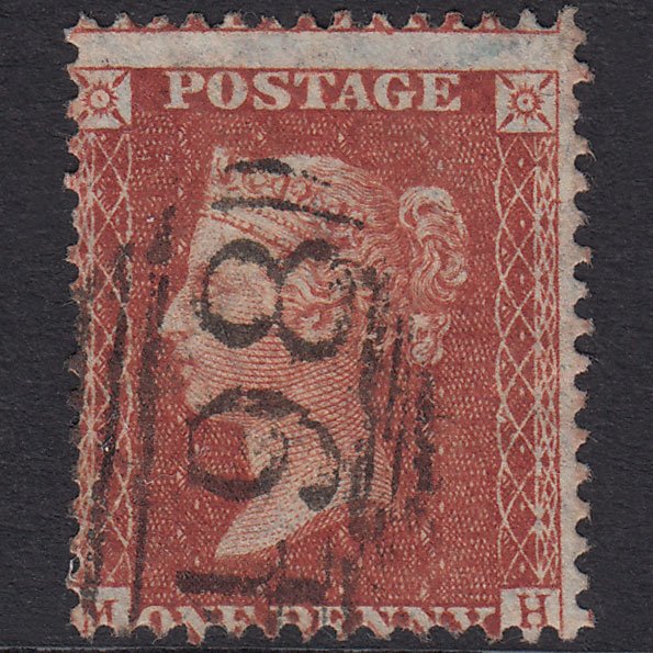 GB QV 1855 1d Red-Brown Plate 6 SG24-C3(1) MH FU Manchester 498