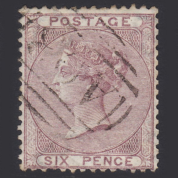 GB QV 1856 6d Pale Lilac SG70 FU in British Guiana A03