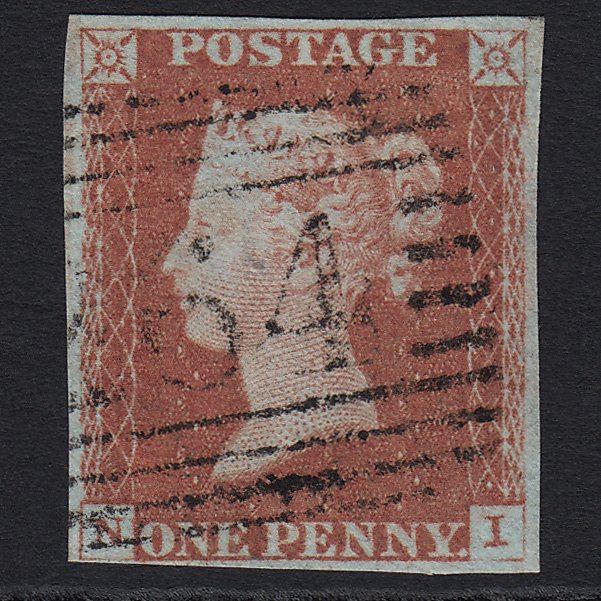 GB QV 1841 1d Red-brown (Plate 70) SG8-B1(1) NI FU Nairn 264 4 Margins