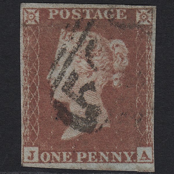 GB QV 1841 1d Red-brown (Plate 167) SG8-B2(1) JA GU 4 Margins