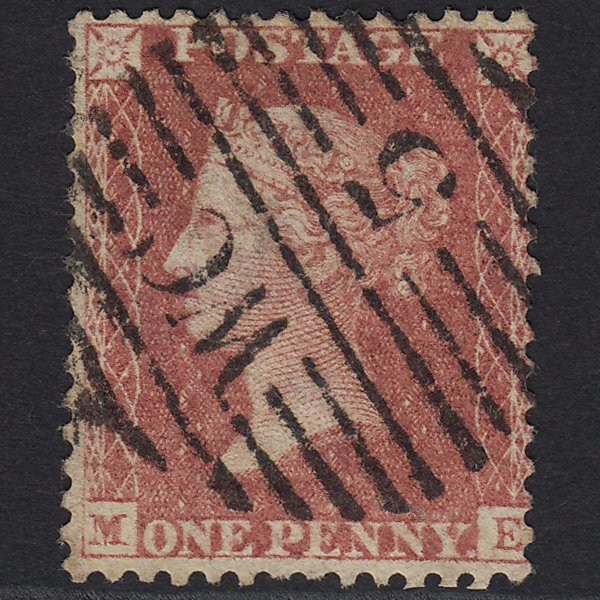 GB QV 1857 1d Rose-red (Plate 47) SG40-C10(1) ME FU in London D&S WC5 5d1c