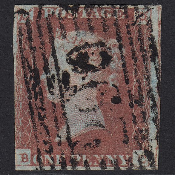 GB QV 1841 1d Red-brown (Plate 85) SG8-B1(1) BC GU Portsoy 290 nr 4M Imperf