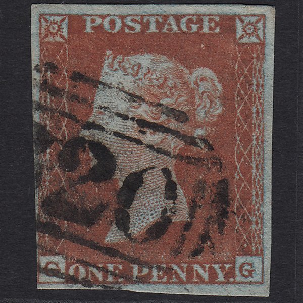 GB QV 1841 1d (Plate 52) SG8-B1(1) GG GU Missing Imprimatur 4M Imperf