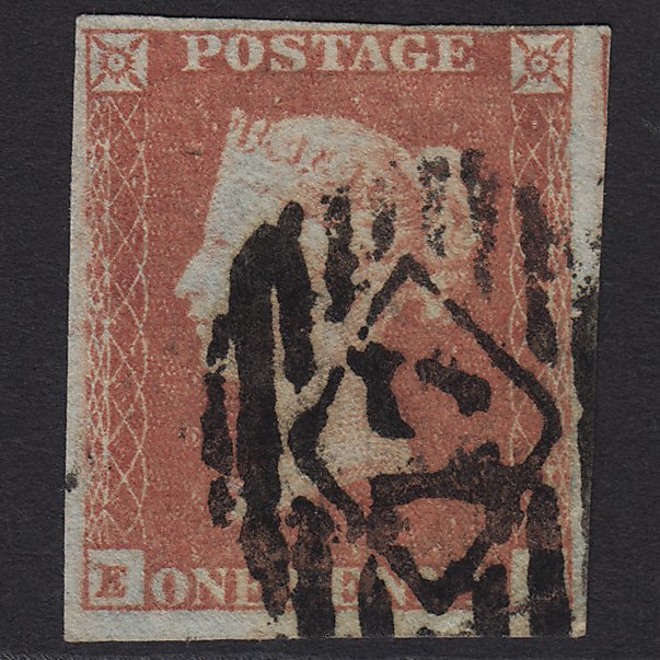 GB QV 1841 1d Red-brown (Plate 101) SG8-B1(1) EC GU 4M Imperf London IS 17