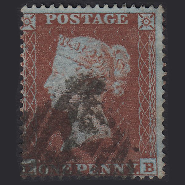 GB QV 1854 1d Red-brown (Plate 179) SG17-C1(1) EB GU
