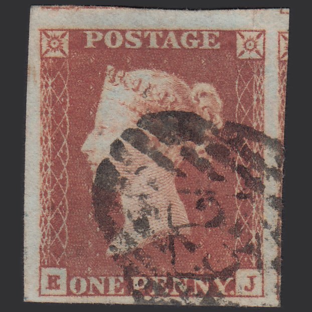 GB QV 1841 1d (Plate 98) SG8-B1(1) EJ GU 4 Good to Huge Margins London IS 23