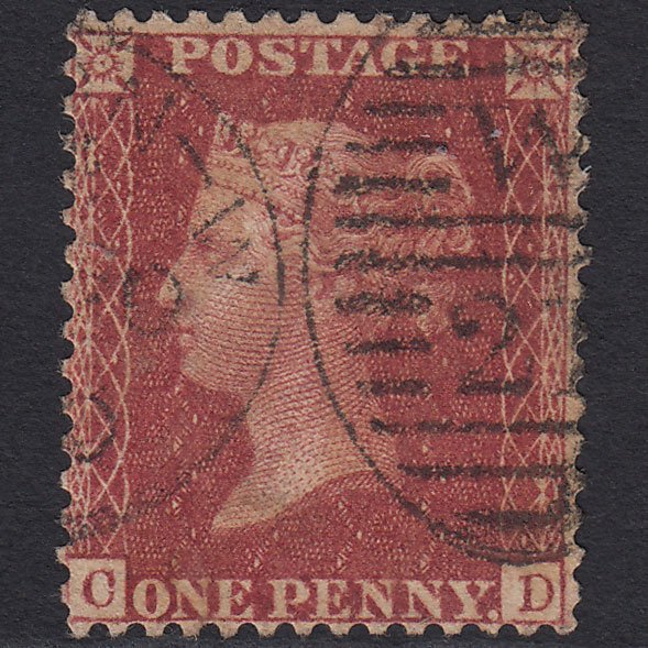 GB QV 1857 1d Rose-red (Plate 61) SG40-C10(1) CD GU London D&S W21