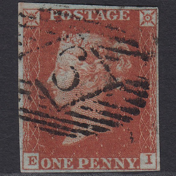 GB QV 1841 1d (Plate 46) SG8-B1(1) EI FU 4 Margins London IS Cancel