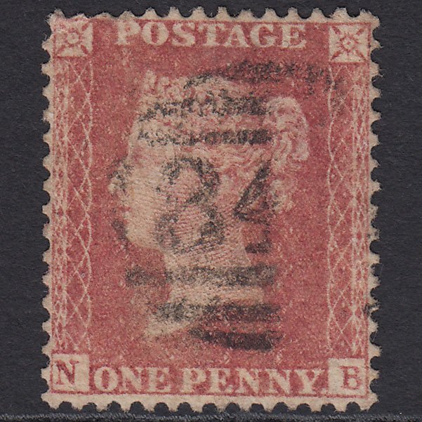 GB QV 1857 1d Rose-red (Plate 60) SG40-C10(1) NB GU
