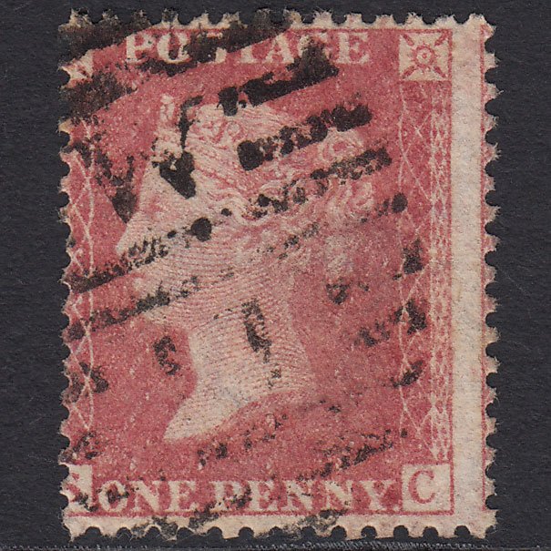 GB QV 1861 1d Pale Rose-red (Plate 51) SG42-C12(4) SC FU London D&S W11